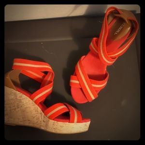 Merona wedged heels